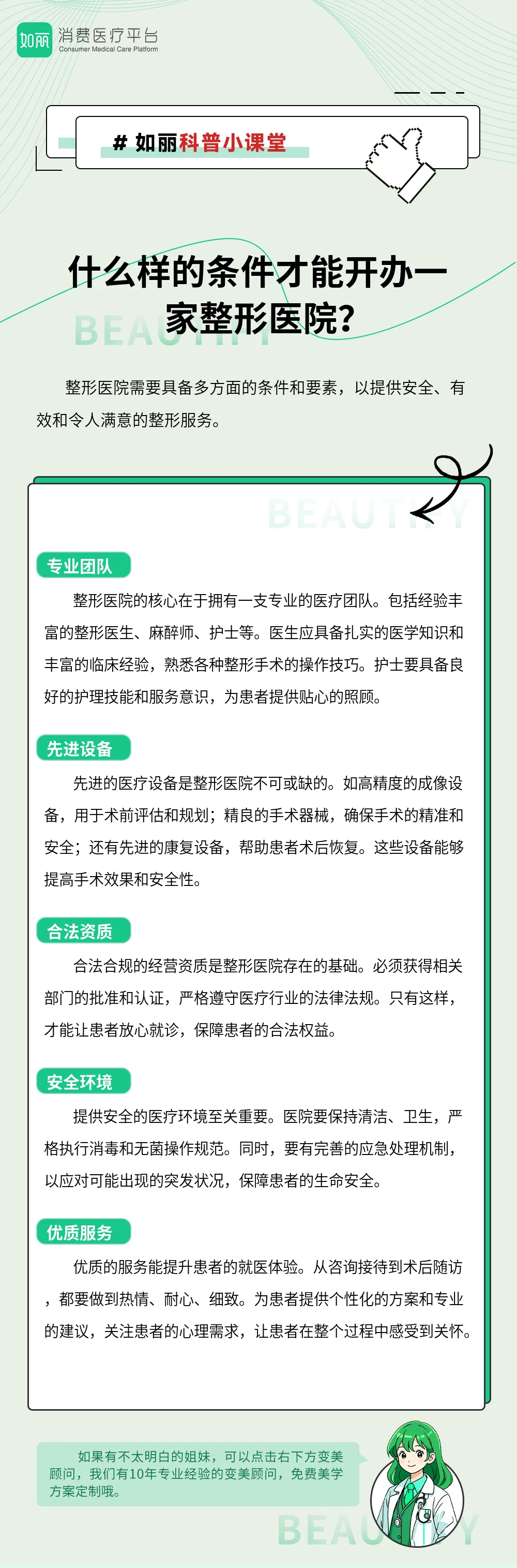 什么样的条件才能开办一家整形医院?