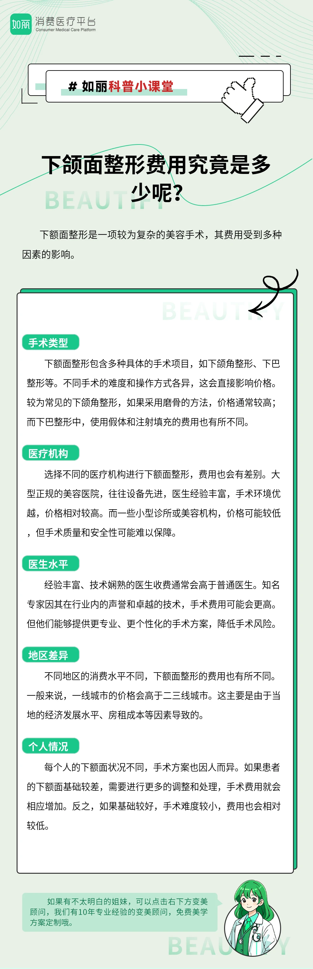 下颌面整形费用究竟是多少呢？