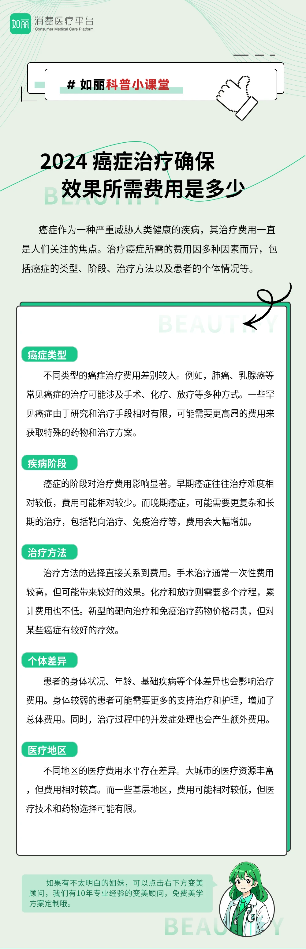 2024 癌症治疗确保效果所需费用是多少