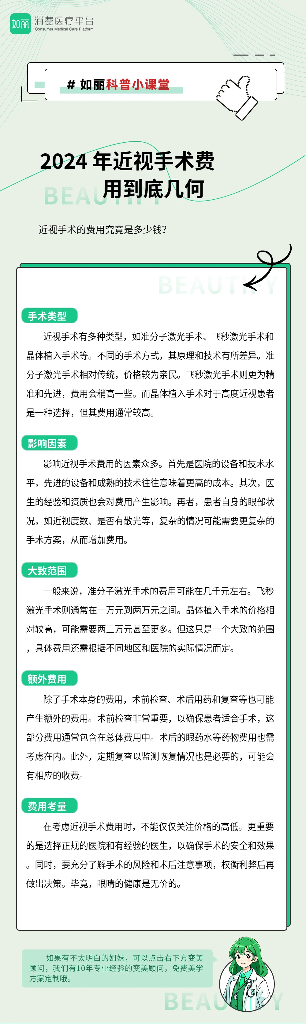 2024 年近视手术费用到底几何