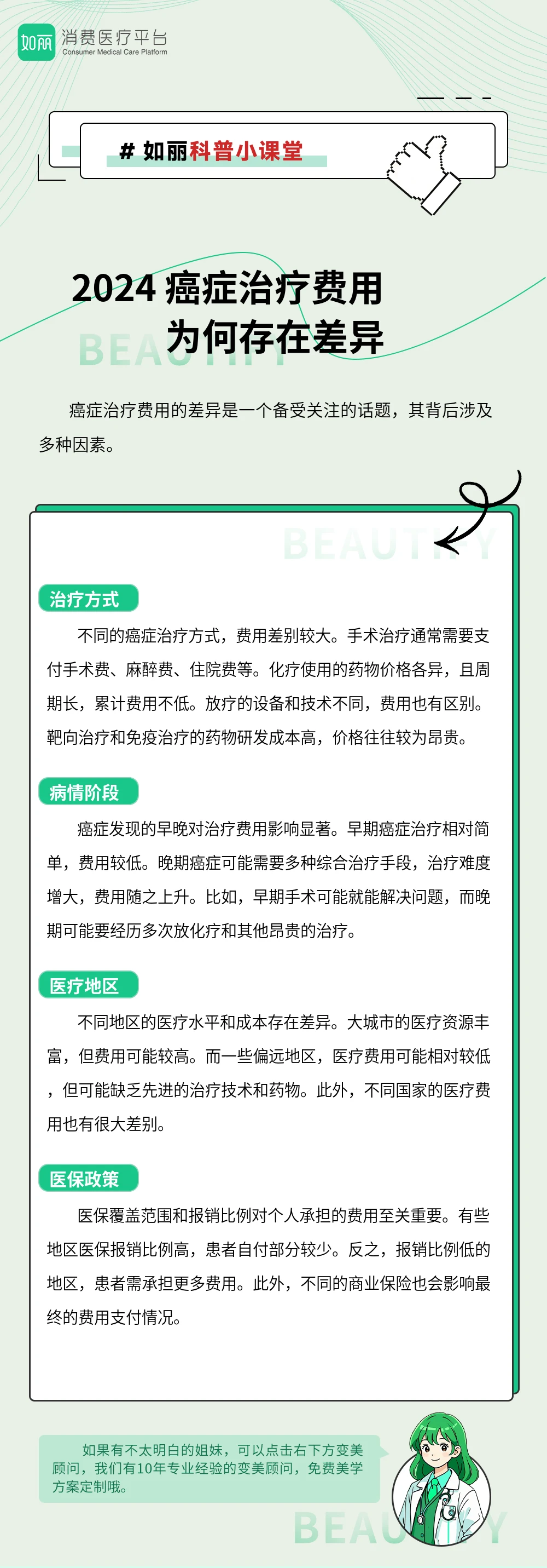 2024 癌症治疗费用为何存在差异